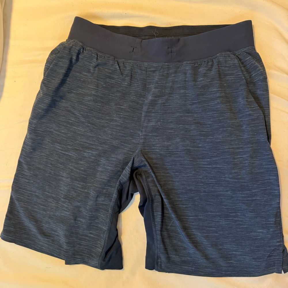 Men's Lululemon License to Train Shorts - Blue - Size Medium